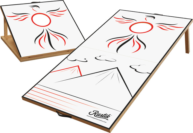 Rustik Foldable Cornhole Backyard Edition