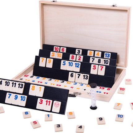 Rustik Deluxe Rummy - Wood Case