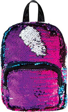 S. Lab Magic Sequin Mini Backpack - Gradient/Silver