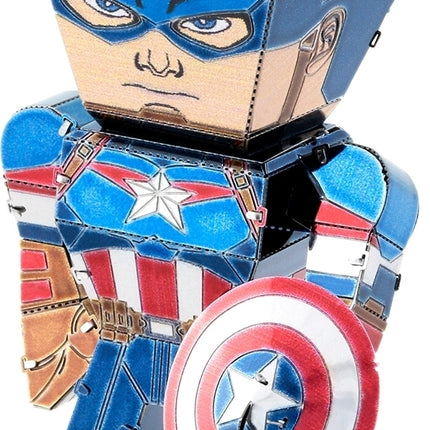 Metal Earth Legends 3D Model - Captain America