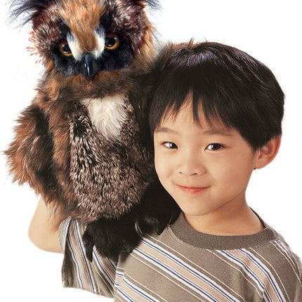 Owl, Great Horned Hand Puppet