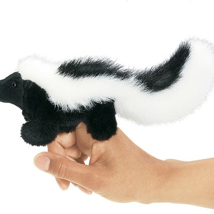 Mini Skunk Finger Puppet