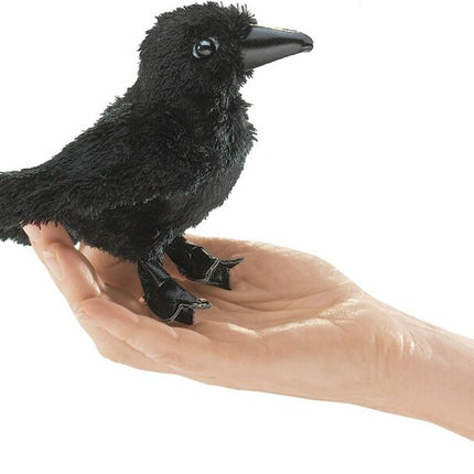 Mini Raven Finger Puppet