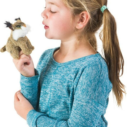 Mini Bobcat Finger Puppet