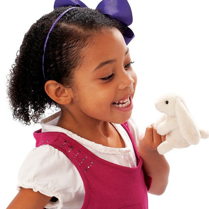 Mini Rabbit, Lop Eared Finger Puppet