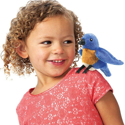 Mini Bluebird Finger Puppet