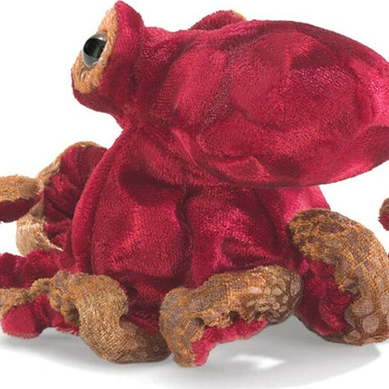 Mini Red Octopus Finger Puppet
