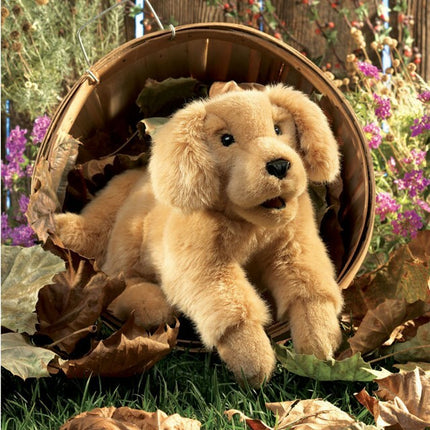Golden Retriever Puppy Hand Puppet