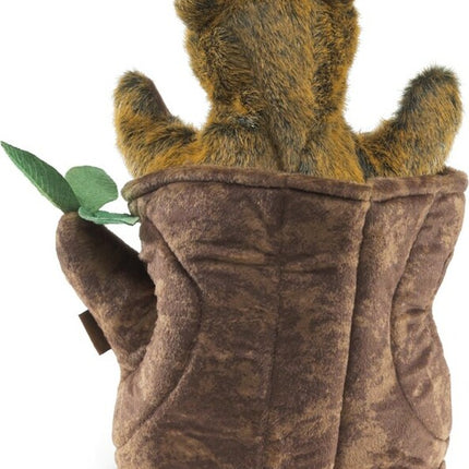 Bear In Tree Stump Hand Puppet