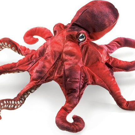 Octopus, Red Hand Puppet