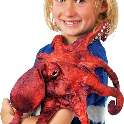 Octopus, Red Hand Puppet