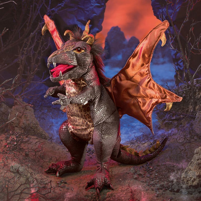 Dragon, Black Hand Puppet