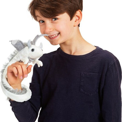 Pearl Dragon Wristlet Finger Puppet