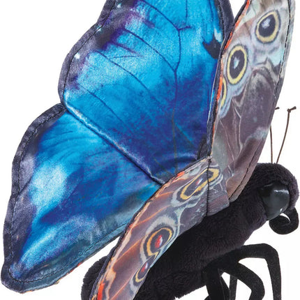 Blue Morpho Butterfly Puppet