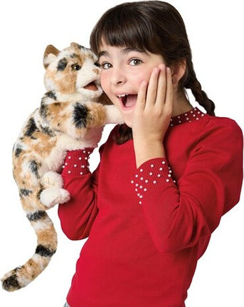 Calico Cat Hand Puppet