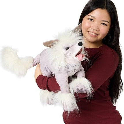 Chinese Crested Dog Hand Puppet