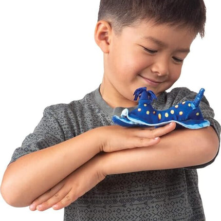 Mini Blue Nudibranch Puppet