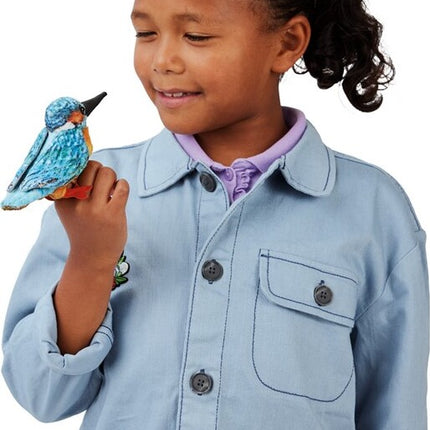 Mini Common Kingfisher Finger Puppet