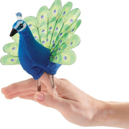 Mini Peacock Finger Puppet