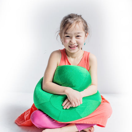 Mushy Smushy Bean Bag Chairs-green-mini Mushy Smushy 13"