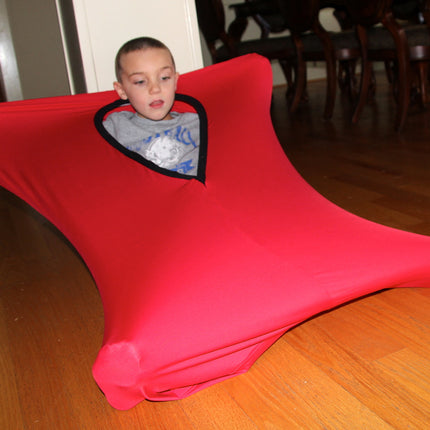 Space Explorers-small-red (40"l X 26"w)-solid
