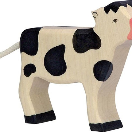 Calf, Standing, Black - Holztiger