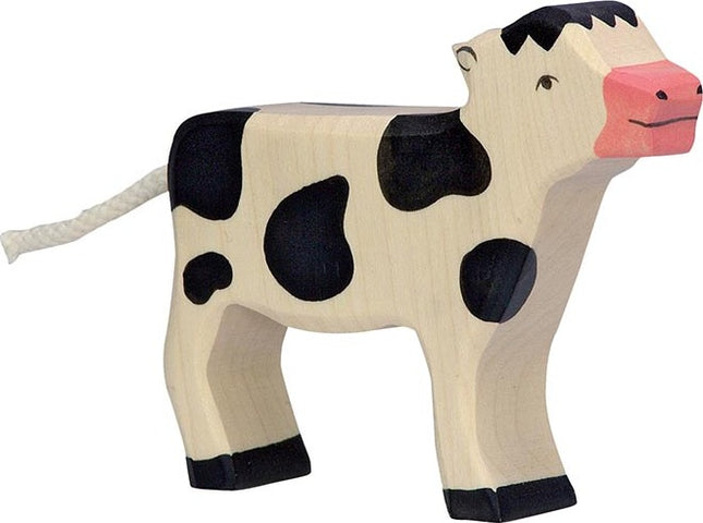 Calf, Standing, Black - Holztiger