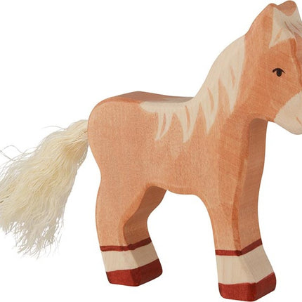 Foal, Standing, Light Brown - Holztiger