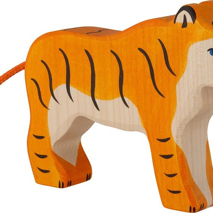 Tiger, Standing - Holztiger