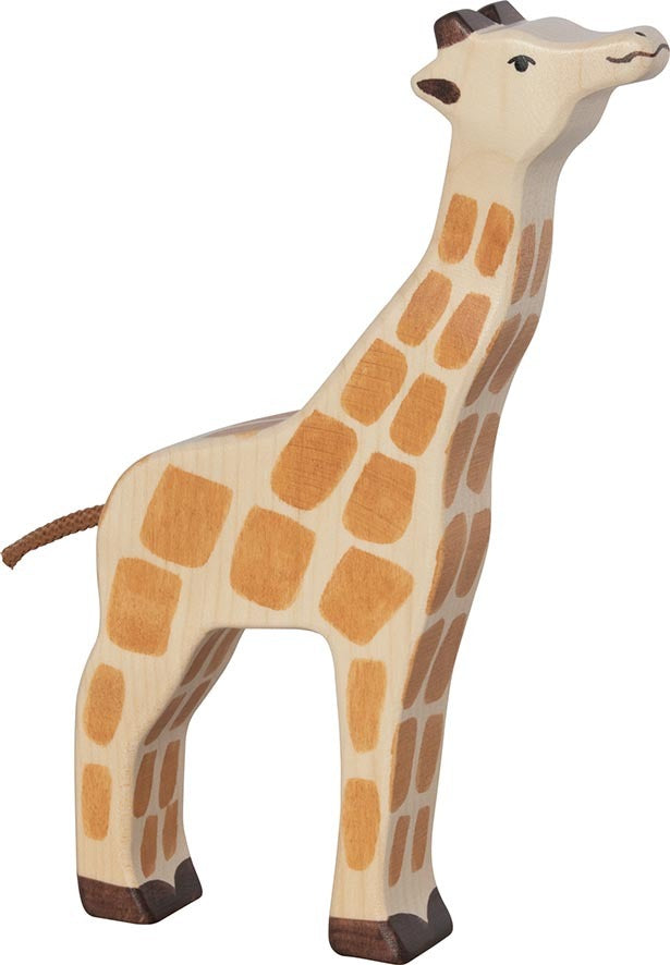 Giraffe, Head Raised - Holztiger