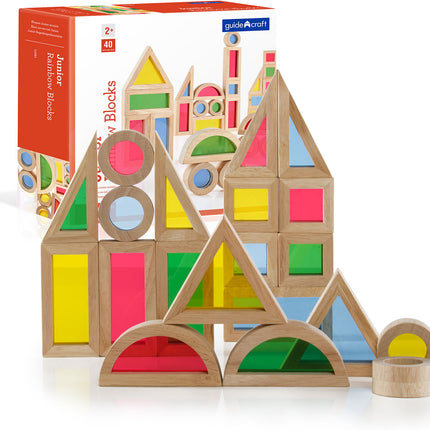 Jr. Rainbow Blocks - 40 pc. set