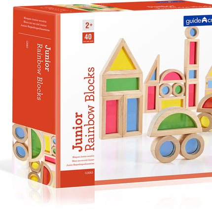 Jr. Rainbow Blocks - 40 pc. set