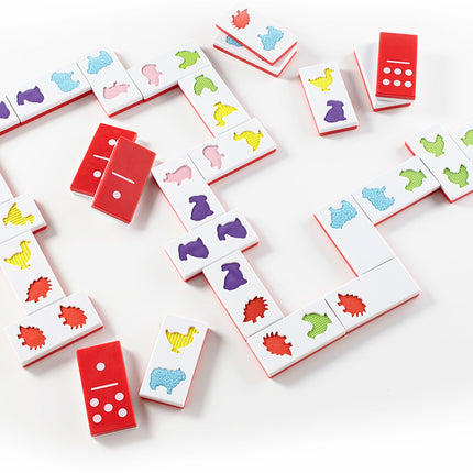 Jumbo Texture Farm Dominoes