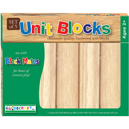 Hardwood Unit Block - 5 pc. set