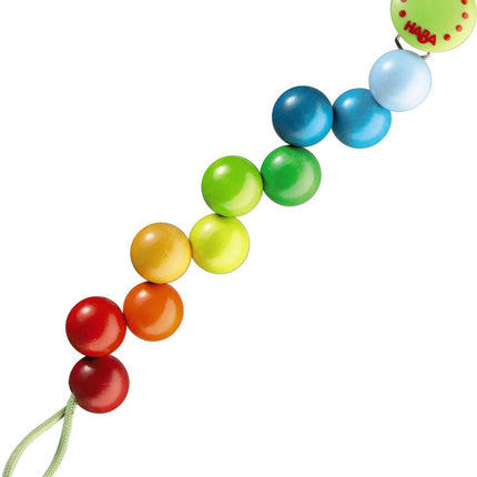 Pacifier Chain Rainbow Pearls