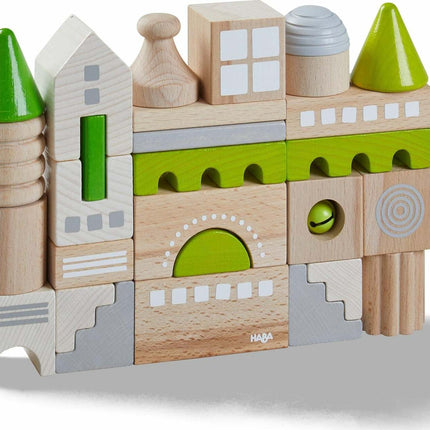 Coburg 28 Piece Wooden Building Blocks