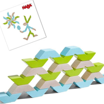 Varius 21 Piece Wooden Building Blocks