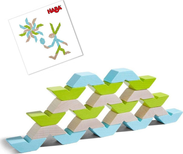 Varius 21 Piece Wooden Building Blocks