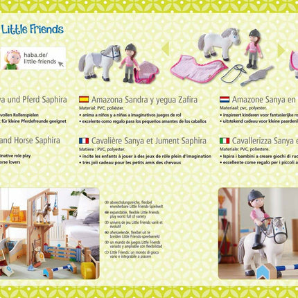Little Friends Rider Sanya and Horse Saphira Play Set