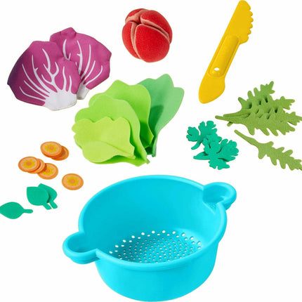 Mixed Salad Bowl with Felt Veggies