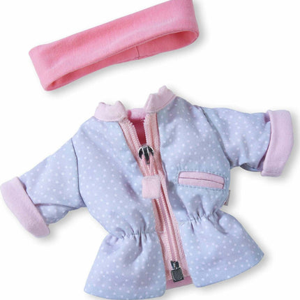 Doll's Dotted Parka Set
