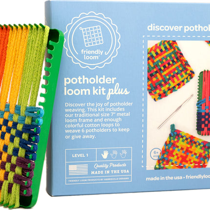Friendly Loom - Potholder DELUXE Loom (Traditional Size)