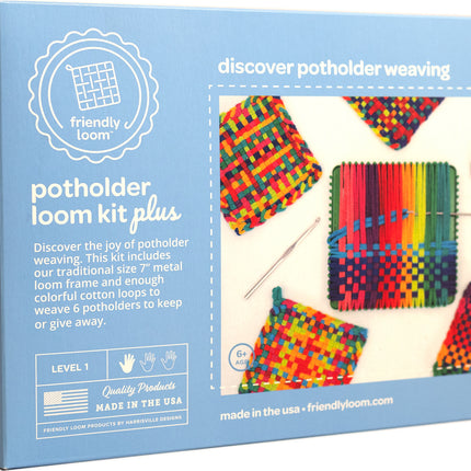 Friendly Loom - Potholder DELUXE Loom (Traditional Size)