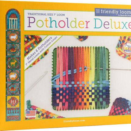 Friendly Loom - Potholder DELUXE Loom (Traditional Size)