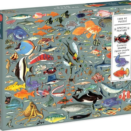 Deepest Dive 1000 Piece Puzzle with Shaped Pieces