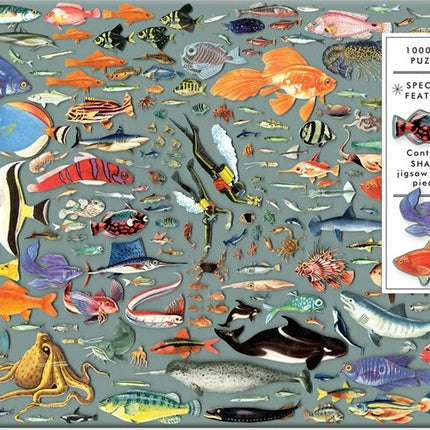 Deepest Dive 1000 Piece Puzzle with Shaped Pieces