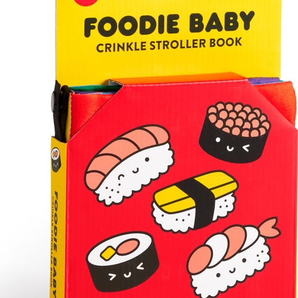 Foodie Baby Crinkle Fabric Stroller Book
