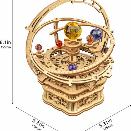 3D Wooden Puzzle Music Box - Starry Night