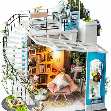 DIY Dollhouse Miniature House Kit - Dora's Loft