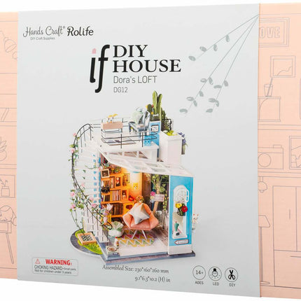 DIY Dollhouse Miniature House Kit - Dora's Loft